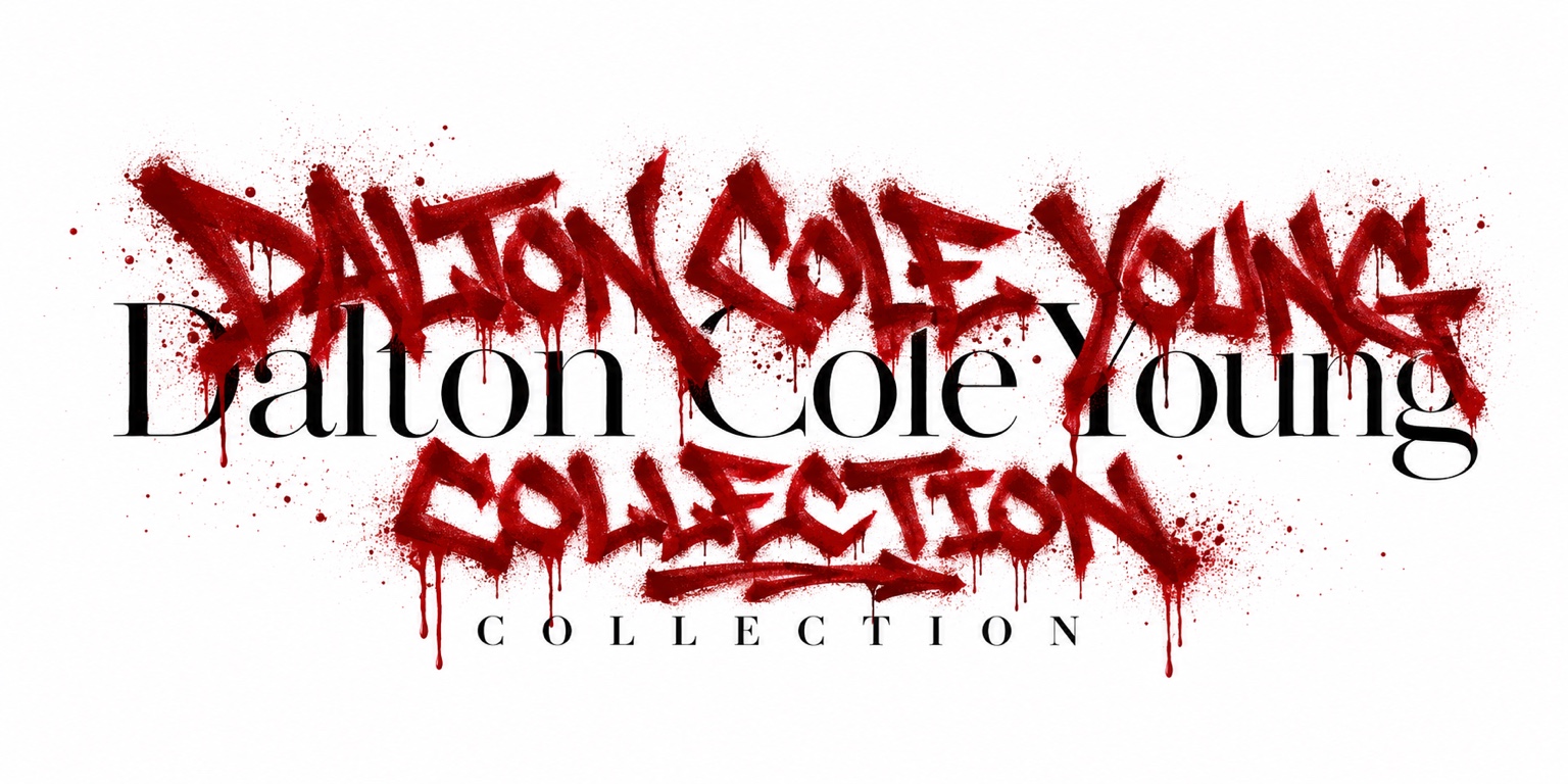 Dalton Cole Young Collection spray-painted in red